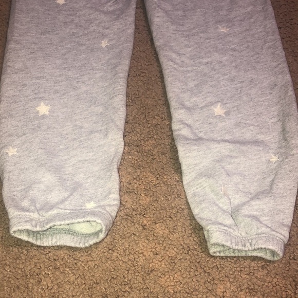 N:PHILANTHROPY Embroidered Night Star Joggers Loungewear Sweatpants Heather Grey - Picture 7 of 12